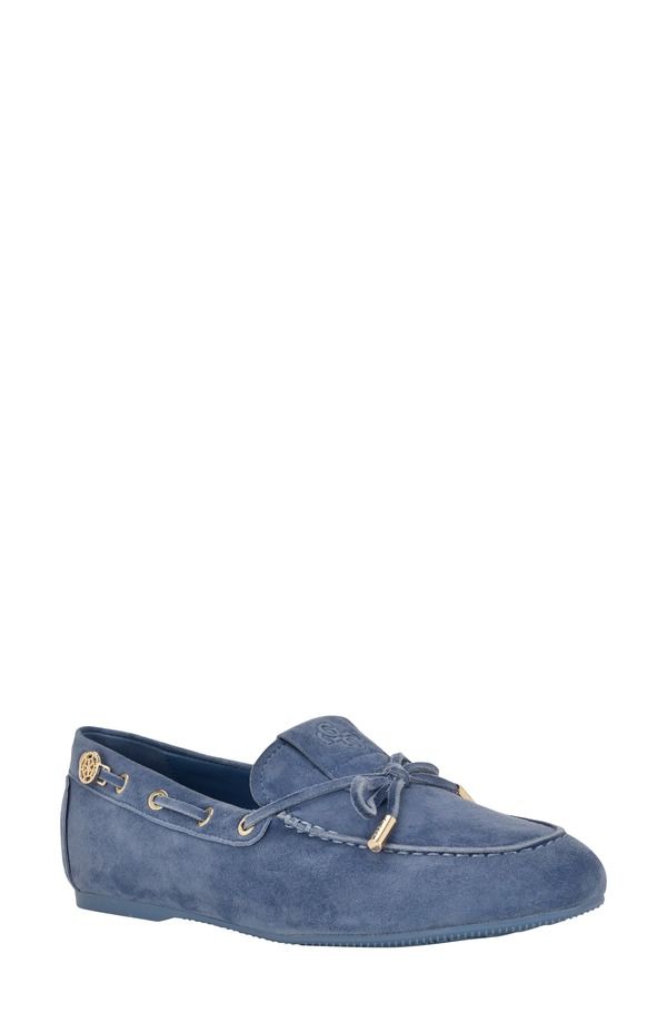 ゲス レディース シューズ スリッポン・ローファー GUESS Aisha Loafer Blue ブルー