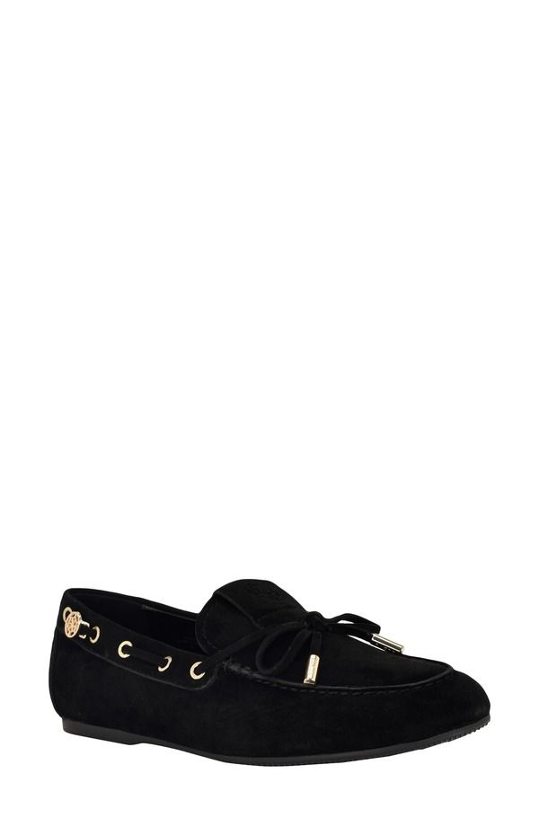 ゲス レディース シューズ スリッポン・ローファー GUESS Aisha Loafer Black ブラック