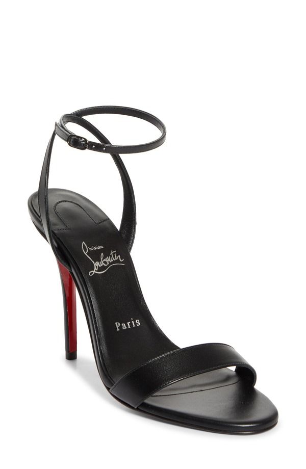 クリスチャン・ルブタン レディース シューズ サンダル アンクル Christian Louboutin Miss Z Ankle Strap Sandal Black Black ブラック