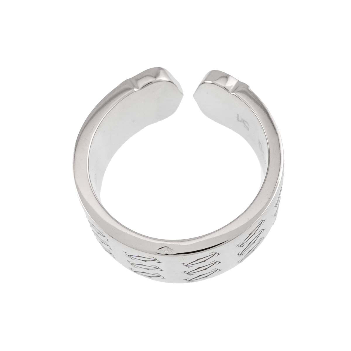 カルティエ Cartier C2 #51 リング K18 WG ホワイトゴールド 750 指輪 