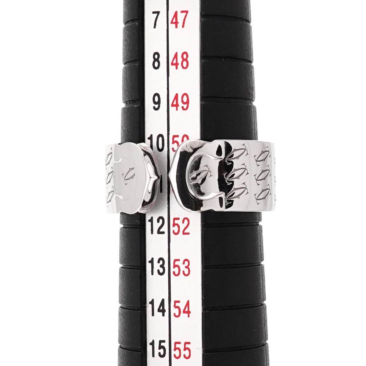 カルティエ Cartier C2 #51 リング K18 WG ホワイトゴールド 750 指輪