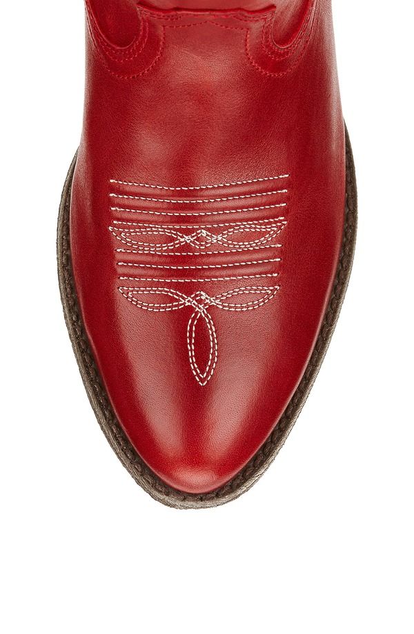 アリアト レディース シューズ ブーツ・レインブーツ Ariat Darlin Short Western Boot Red レッド｜詳細画像