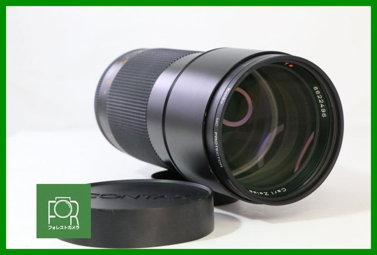 【動作保証・点検済】良品■CONTAX Carl Zeiss Sonnar 180mm F2.8 AEG (6622496)■前後キャップ・フィルター付き■MMM1206 26,010円