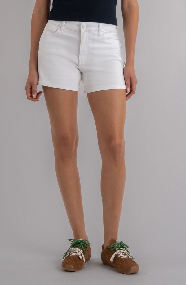 カットフロムザクロス レディース ボトムス デニムパンツ ハイウエスト ショートパンツ KUT from the Kloth Jane High Waist Denim Shorts Optic White ホワイト
