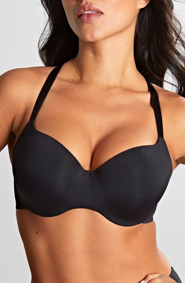 パナシェ レディース トップス Tシャツ Panache 365 Underwire Smooth Seamless TShirt Bra Black ブラック