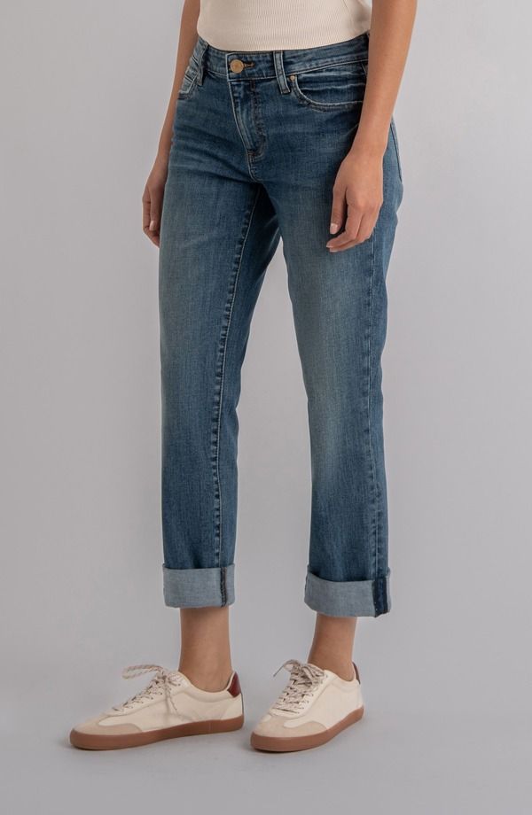 カットフロムザクロス レディース ボトムス デニムパンツ ジーンズ KUT from the Kloth Catherine Mid Rise Boyfriend Jeans Enigmatic カットフロムザクロス レディース ボトムス デニムパンツ ジーンズ KUT from the Kloth Catherine Mid Rise Boyfriend Jeans Enigmatic