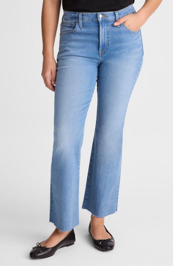 メイドウェル レディース ボトムス カジュアルパンツ ジーンズ Madewell The Crop Flare Jeans Coastal Blue Wash ブルー メイドウェル レディース ボトムス カジュアルパンツ ジーンズ Madewell The Crop Flare Jeans Coastal Blue Wash ブルー