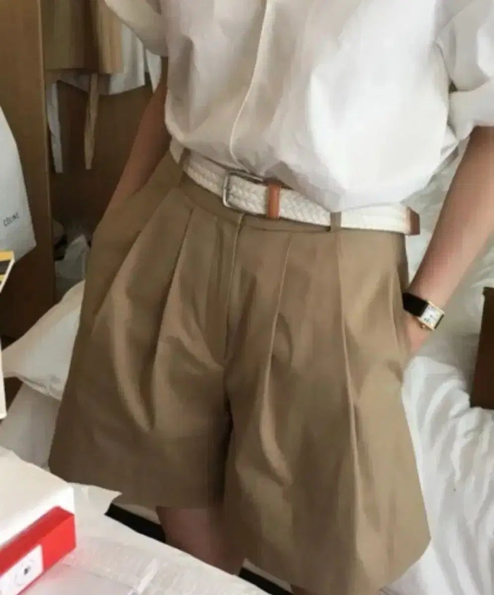 mone (リボン 빛) キュロット ハーフパンツ