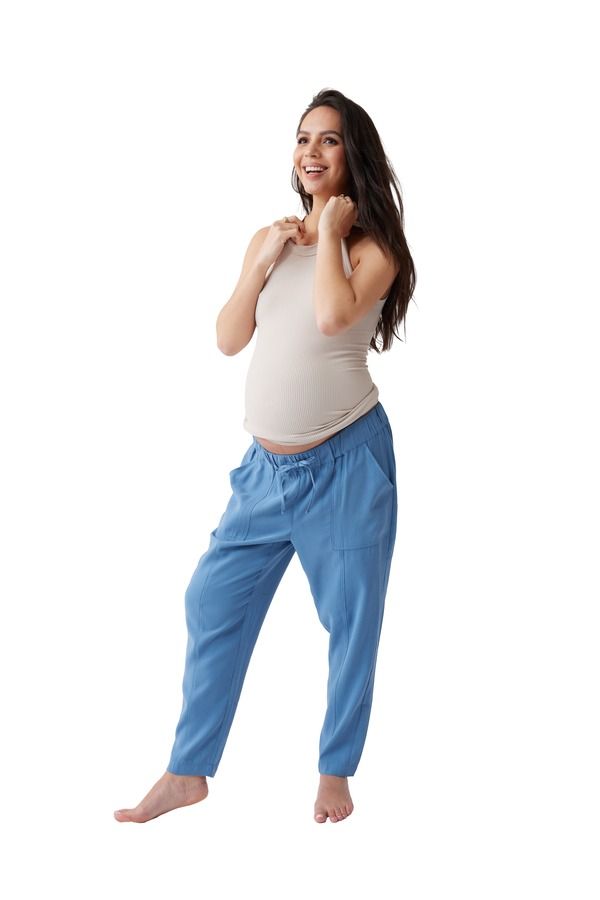 イングリッドイザベル レディース トップス シャツ マタニティ Ingrid Isabel Seamless Maternity Rib Tank Stone ストーン