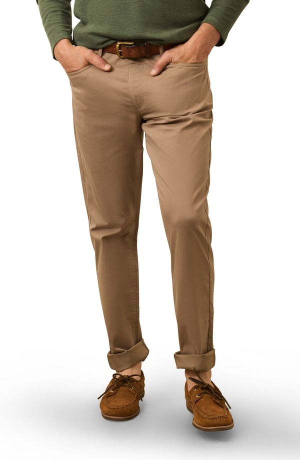 ファレティ メンズ ボトムス カジュアルパンツ コットン Faherty Movement Organicotton Blend Pants Walnut Branch