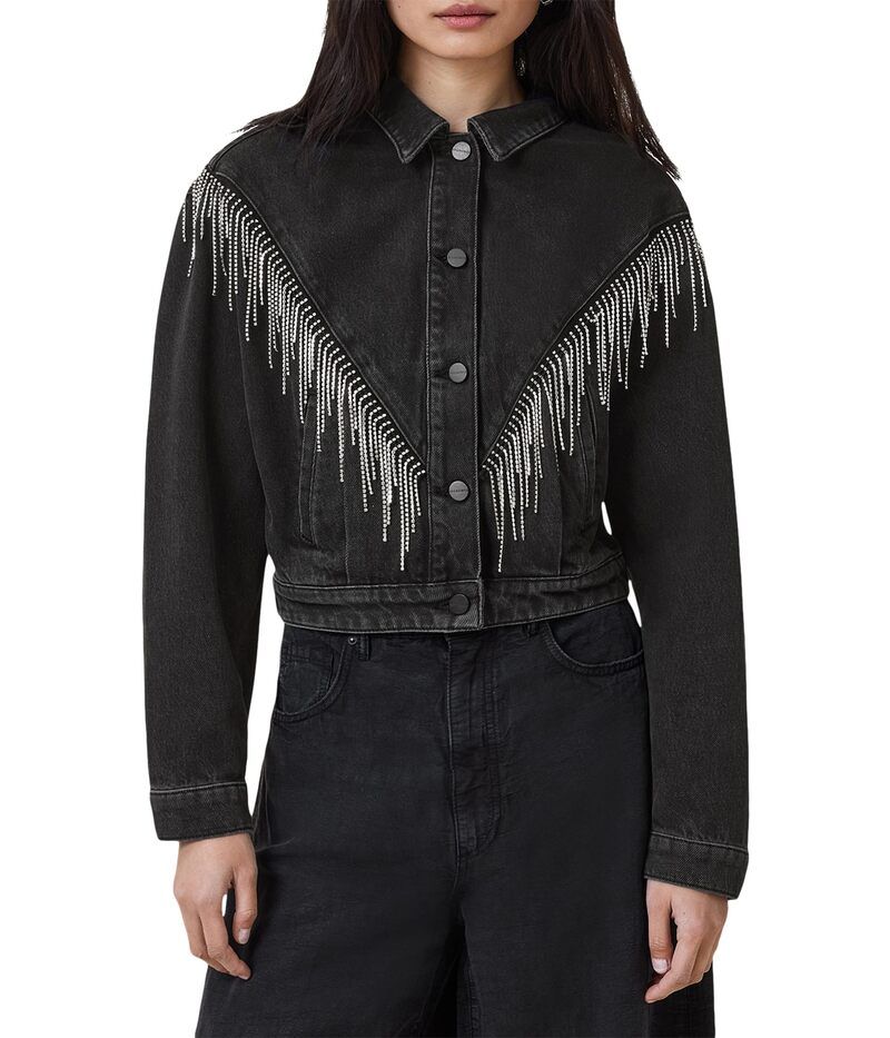 オールセインツ レディース アウター コート ジャケット AllSaints Marlenemb Jacket Black ブラック 36,270円