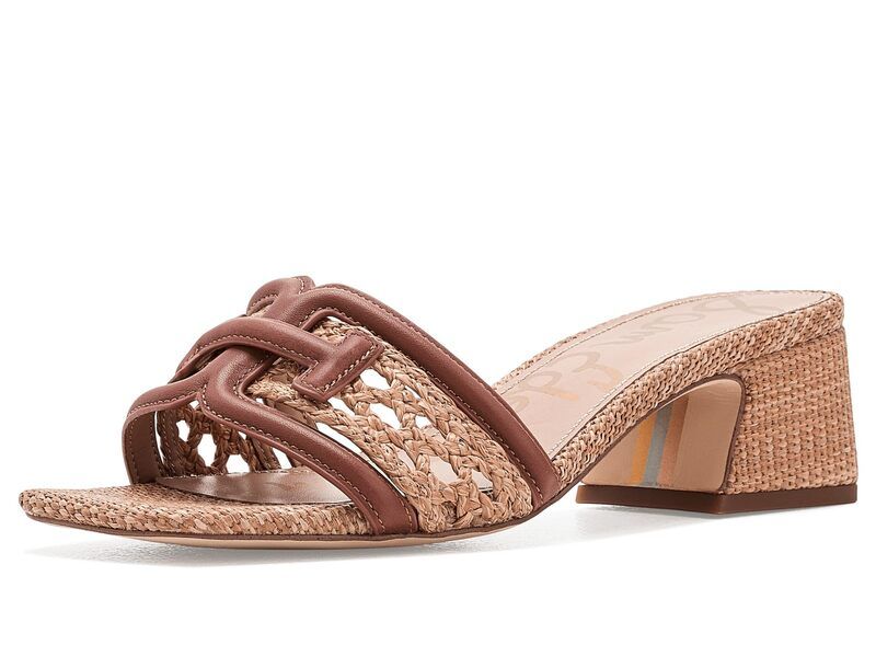 サムエデルマン レディース シューズ ヒール Sam Edelman Waylon Weave Rich Cognac
