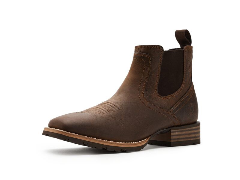 アリアト メンズ シューズ ブーツ・レインブーツ Ariat Hybrid Low Boy Warm Brown Elep ブラウン