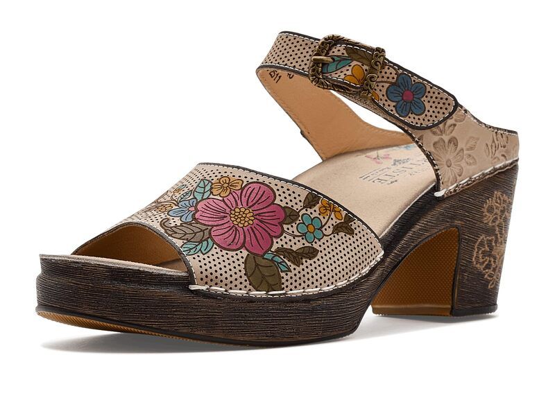 スプリングステップ レディース シューズ ヒール LArtiste by Spring Step Japhette Beige Multi ベージュ