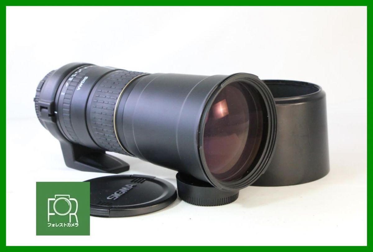 【動作保証・点検済】良品■SIGMA APO 170-500mmF5-6.3D (ニコンF用) 2024981■前後キャップ・フード付き■DDD601