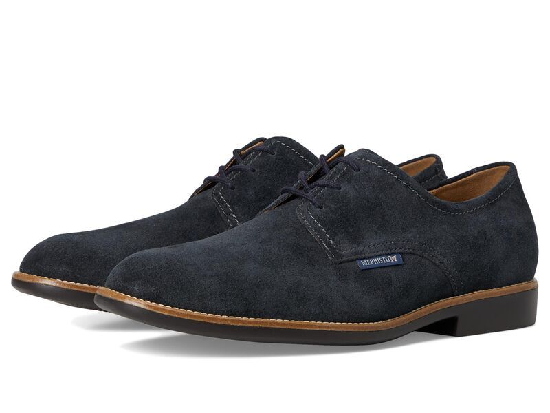 メフィスト メンズ シューズ オックスフォード Mephisto Fedrik Blue ブルー