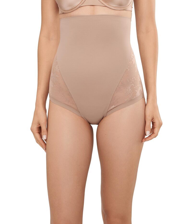 ミラクルスーツ レディース アンダーウェア パンツ レース ハイウエスト Miraclesuit Shapewear Modern Romance Lace Highwaist Brief Stucco