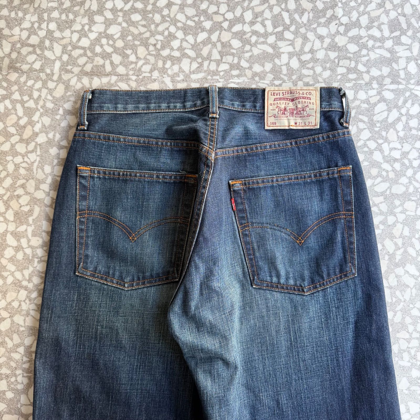 Levi's / 00's 569 wide denim size 31×31 リーバイス ブルーデニム