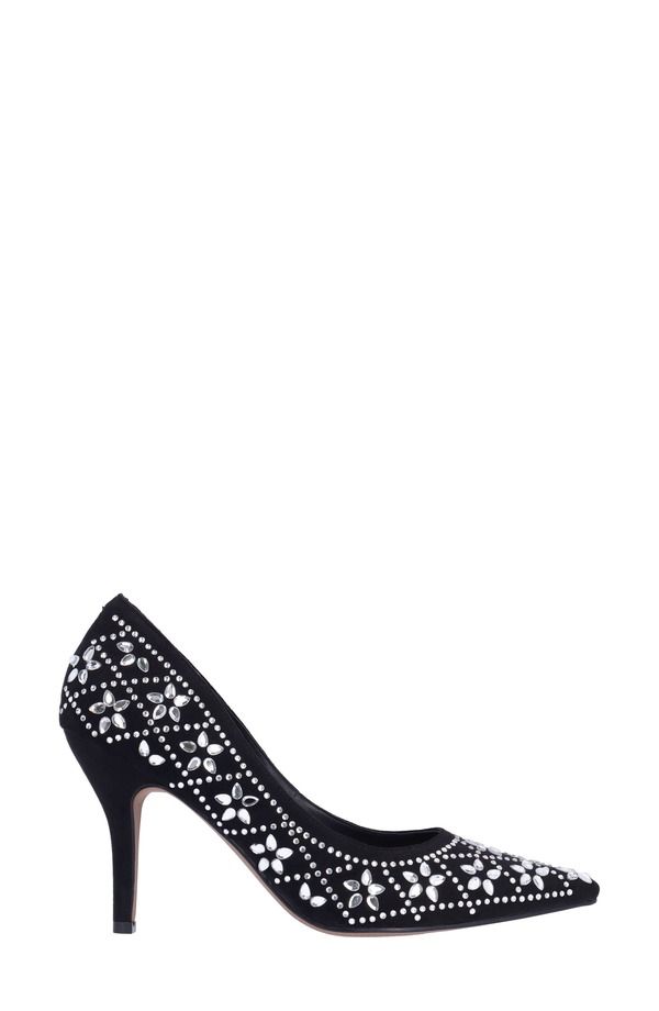 ジェイレニー レディース シューズ ヒール J Rene Barlow Pointed Toe Pump Black ブラック｜詳細画像