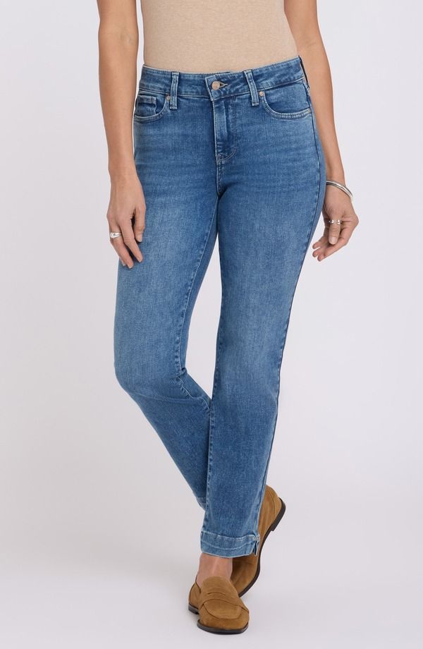 エヌワイディージェイ レディース ボトムス デニムパンツ ストレート アンクル ジーンズ NYDJ Sheri Ankle Slim Straight Leg Jeans Breezy Palms