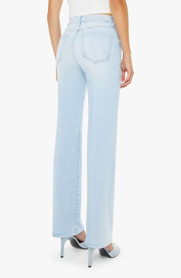 マザー レディース ボトムス デニムパンツ ストレート ジーンズ MOTHER The Kick It Relaxed Straight Leg Jeans Melt In Your