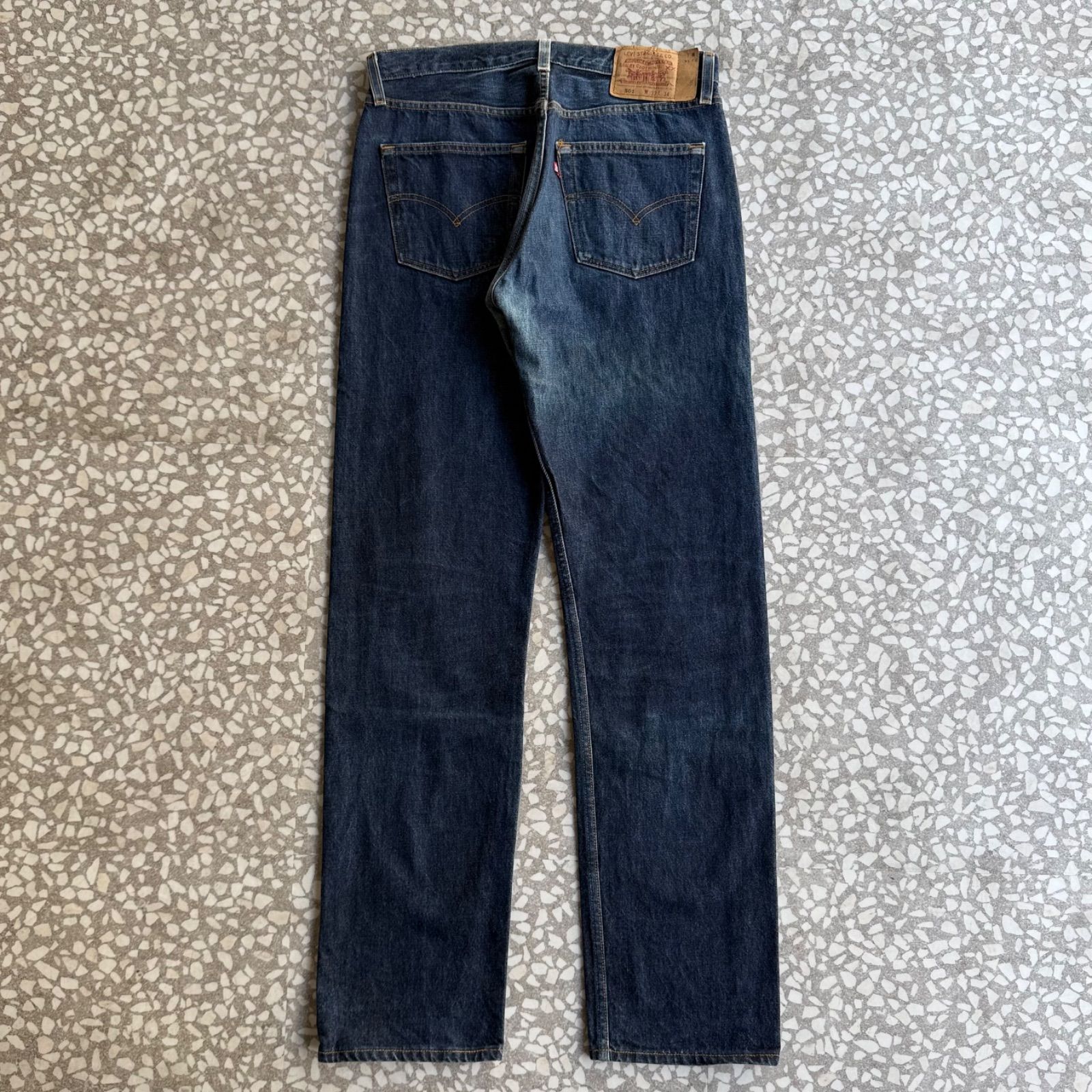 Levi's / 99y usa製 ボタン裏553 navy denim リーバイス アメリカ製 99