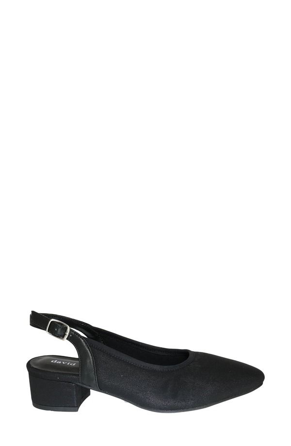 ダイビッドテイト レディース シューズ ヒール David Tate Silvana Slingback Pump Black Micro ブラック
