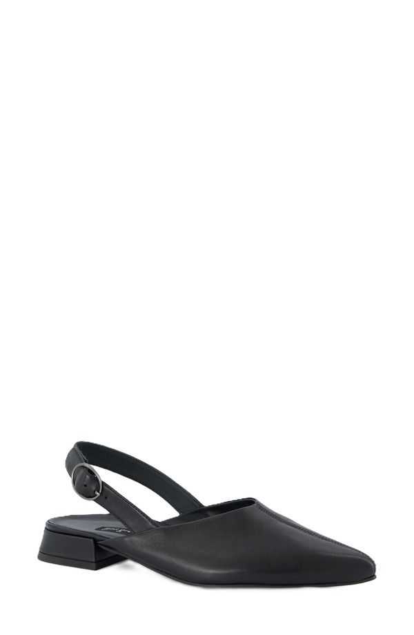 ポール・グリーン レディース シューズ パンプス Paul Green Aladdin Slingback Pointoe Flat Black Soft Nappa ブラック