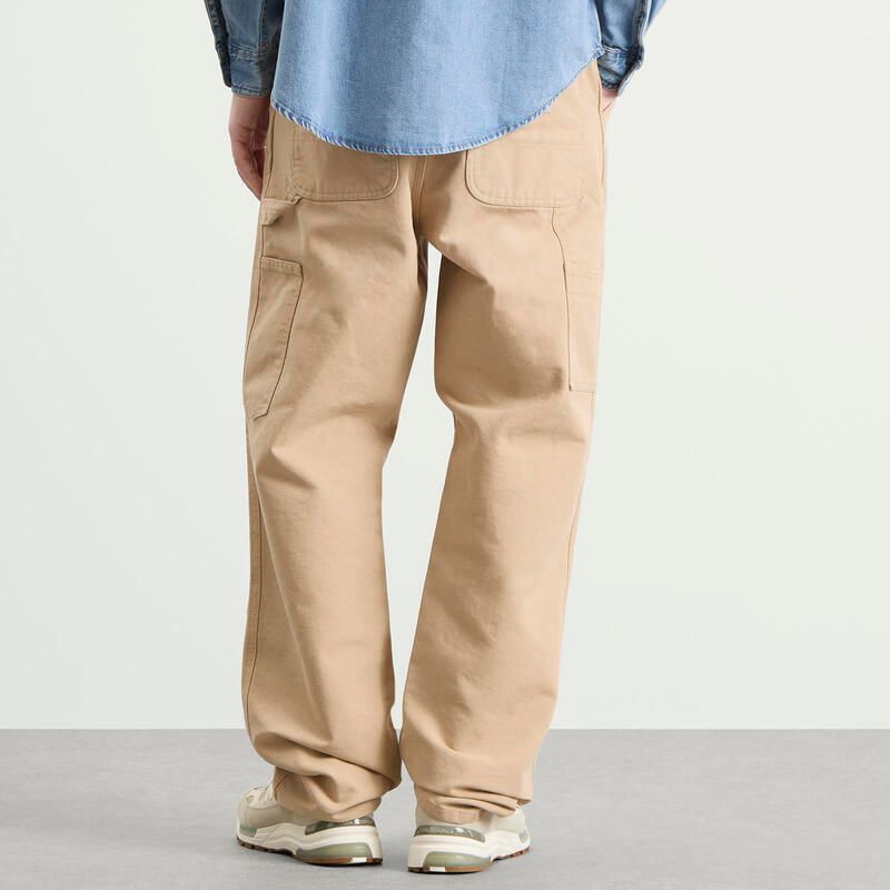 カーハート メンズ ボトムス カジュアルパンツ Carhartt WIP Single Knee Pants Dusty Hamilton Brown Stone Canvas ブラウン