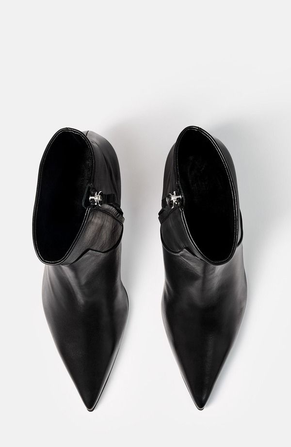 スカロッソ レディース シューズ ブーツ・レインブーツ SCAROSSO Jamie Boots Black Calf ブラック