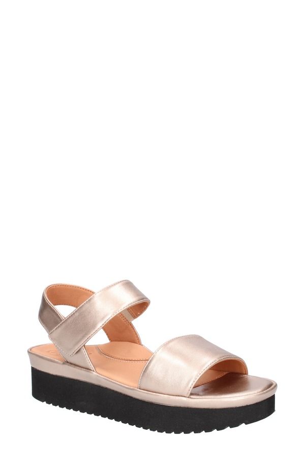 ラモールドピード レディース シューズ ヒール プラットフォーム サンダル LAmour des Pieds Abrilla Platform Sandal Champagne シャンパン