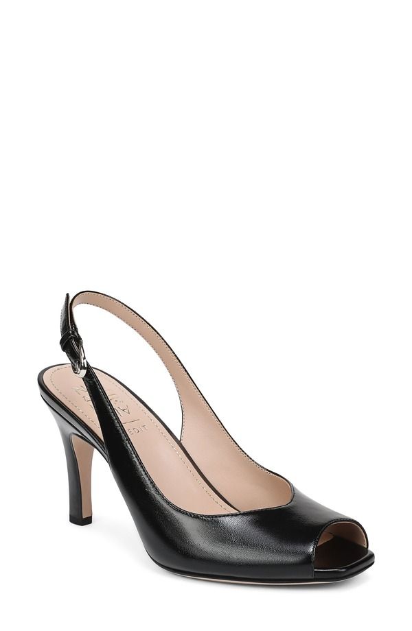 27 エディット ナチュラライザー レディース シューズ ヒール 27 EDIT Naturalizer Alexa Peep Toe Slingback Pump Black ブラック