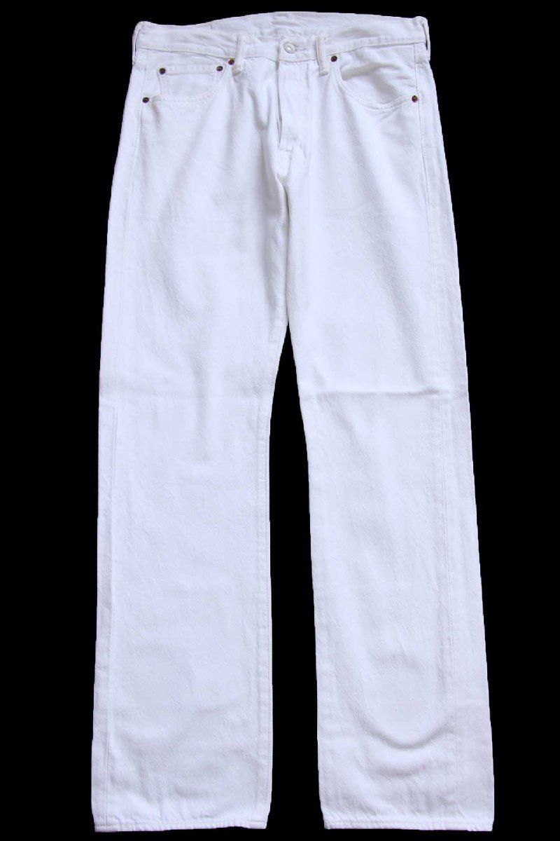 美品 リーバイス501 W32 L32デニム ジーンズ ホワイト Levi'sリーバイス 501 ホワイト デニムパンツ W32 L32☆SDP4442