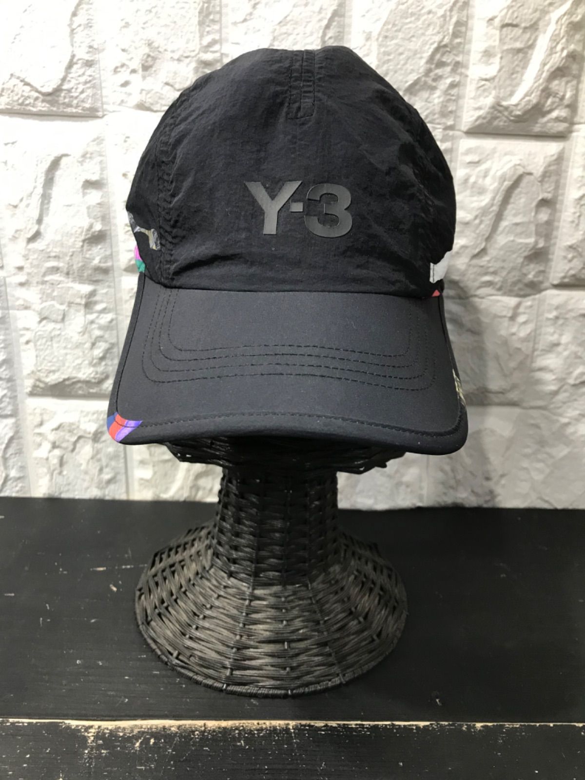 Y-3 グラフィックフラワーキャップ