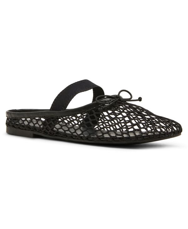 マッデンガール レディース シューズ スリッポン・ローファー メッシュ Madden Girl Womens Bonita Mesh Mary Jane SlipOn Ballet Flats Black ブラック