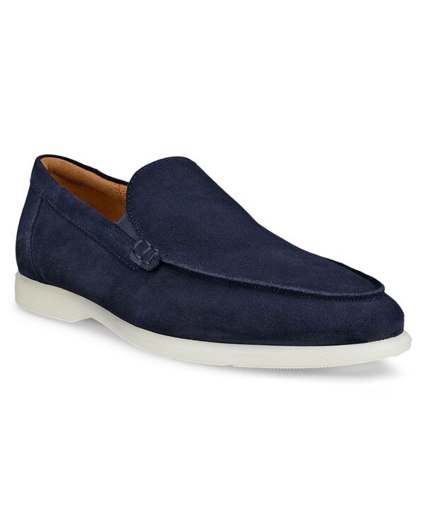 エコー メンズ シューズ スリッポン・ローファー Ecco Mens Metropole Verona SlipOn Loafers Marine Nubuck
