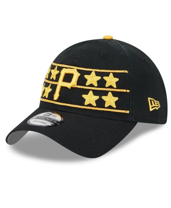 ニューエラ メンズ アクセサリー 帽子 New Era Mens Black Pittsburgh Pirates 2024 Batting Practice 9TWENTY Adjustable Hat Black ブラック