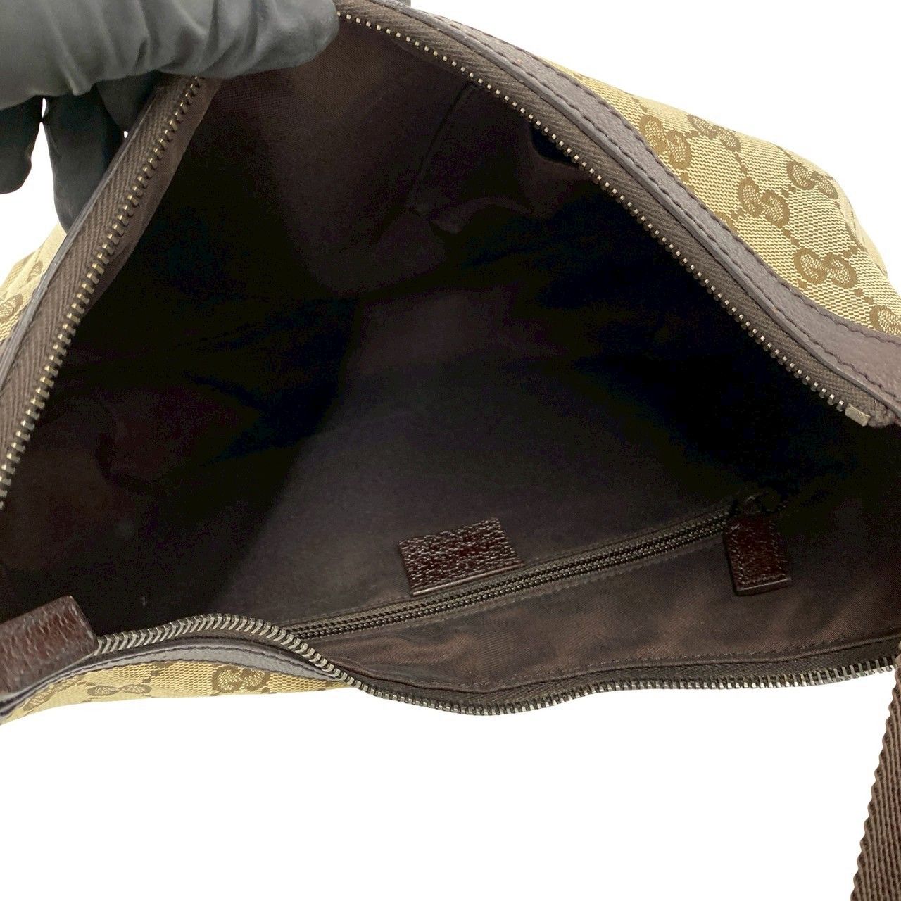 極 美品 GUCCI グッチ GG キャンバス ロゴ キャンバス レザー 極 美品 GUCCI グッチ GG キャンバス ロゴ キャンバス レザー