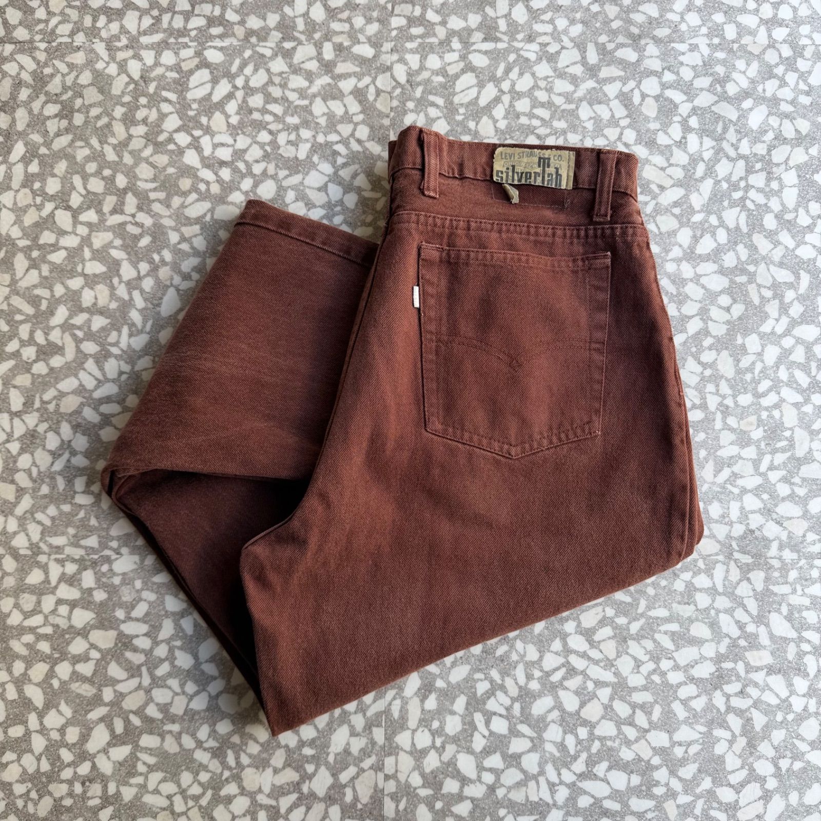 Levi’s / 92y usa製 Silver Tab BAGGY size 34×32 リーバイス　シルバータブ　92年　アメリカ製　バギー　ワイド　カラーデニム ストリート sk8 横ノリ　ヒップホップ　B系　希少カラー