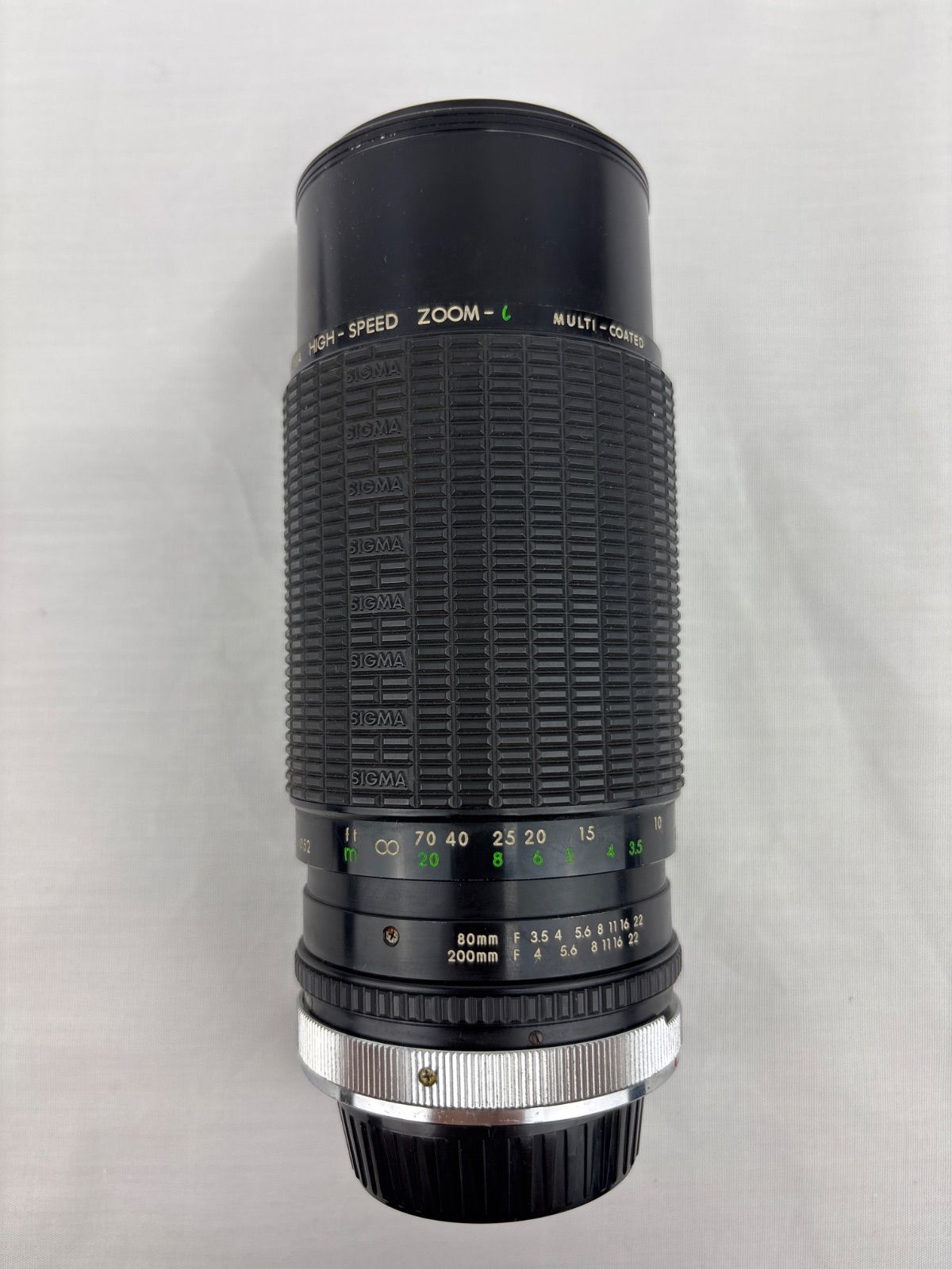 B-9.SIGMA レンズ HIGH-SPEED ZOOM 80-200mm F3.5-4 - メルカリ