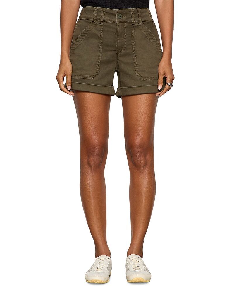 サンクチュアリー レディース ボトムス ハーフパンツ・ショーツ ショートパンツ Sanctuary Wander On High Rise Jean Shorts in Buro Burnt Olive オリーブ 19,965円