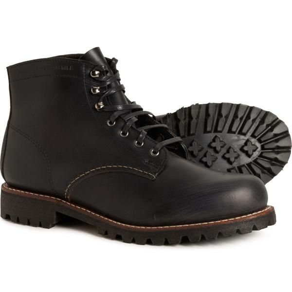 ウルヴァリン 1000 マイル メンズ シューズ ブーツ・レインブーツ レザー Wolverine 1000 Mile ThickTread Sole Boots Leather Factory Seconds For Men Plain Toe