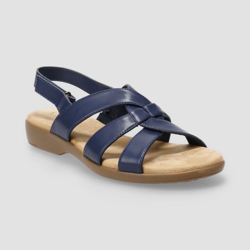 クロフト＆バロー レディース シューズ サンダル Croft Barrow Krissen CrissCrosstrap Womens Comfort Sandals Navy ネイビー