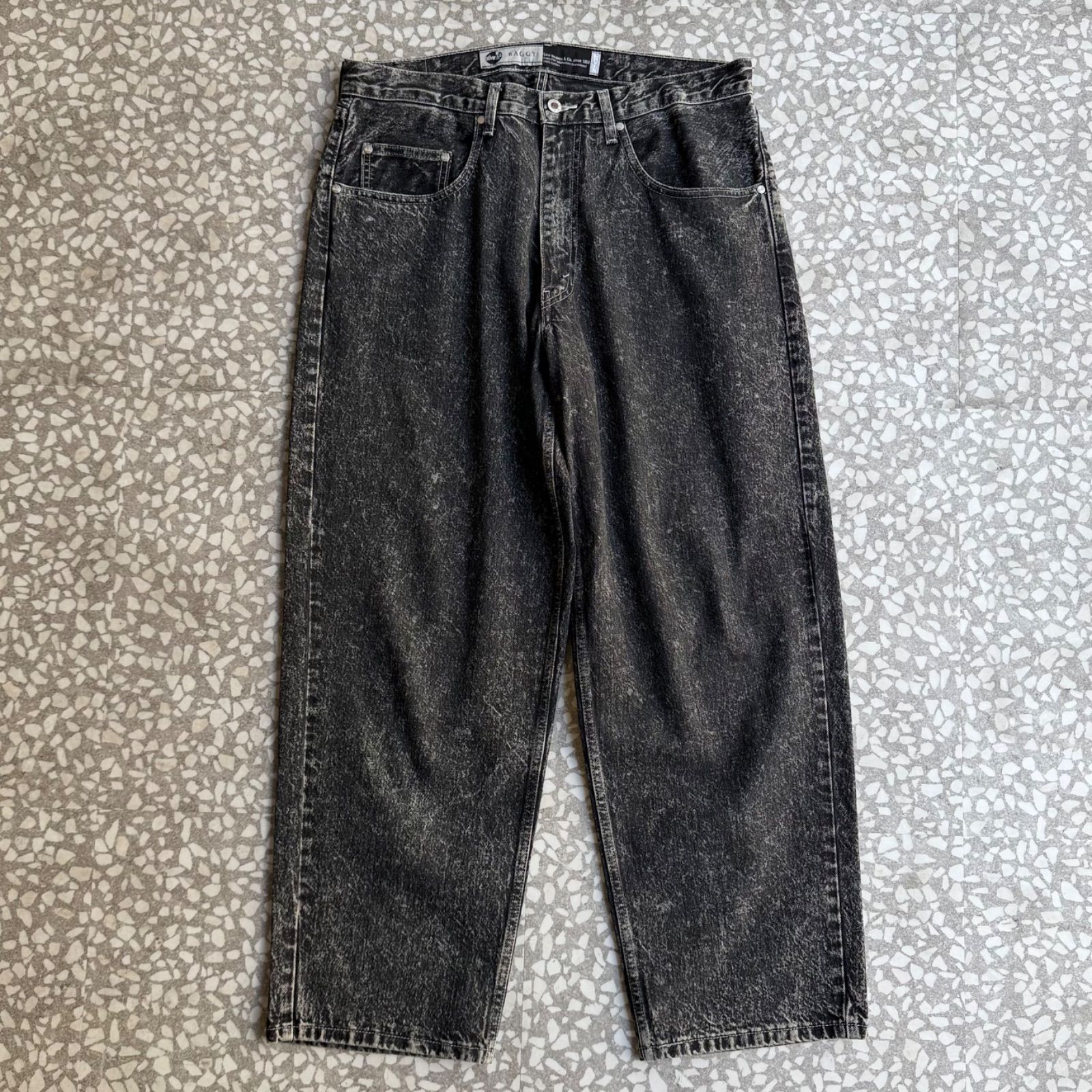 Levi's シルバータブバギーパンツ復刻 W36L30 ケミカルウォッシュ Levi's / Silver Tab BAGGY chemical wash size 34×30 リーバイス