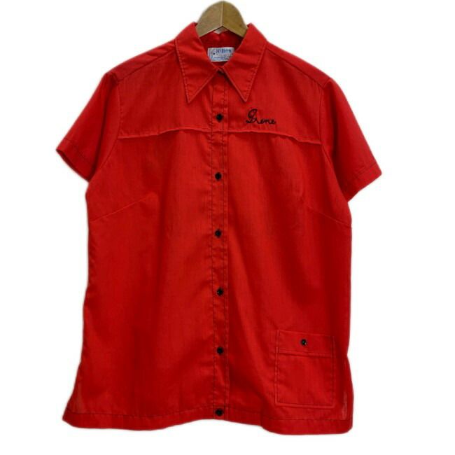 中古】 HILTON ボーリングシャツ 70's vintage 半袖 シャツ トップス