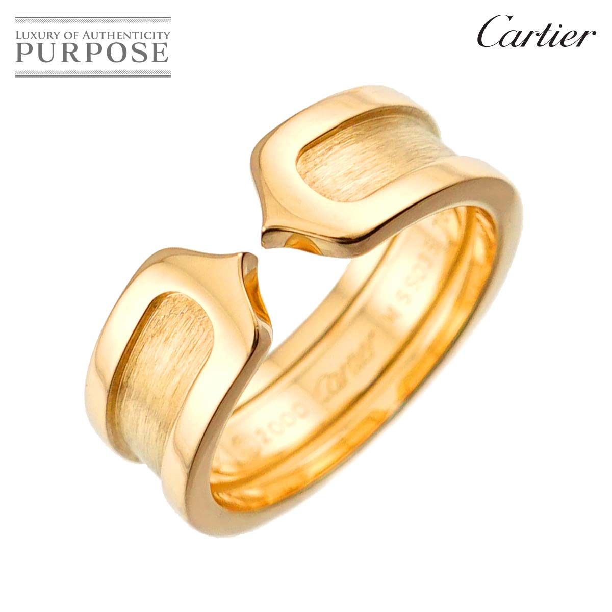 カルティエ Cartier C2 #51 リング K18 YG イエローゴールド 750 2C カルティエ Cartier C2 #51 リング K18 YG イエローゴールド 750 2C