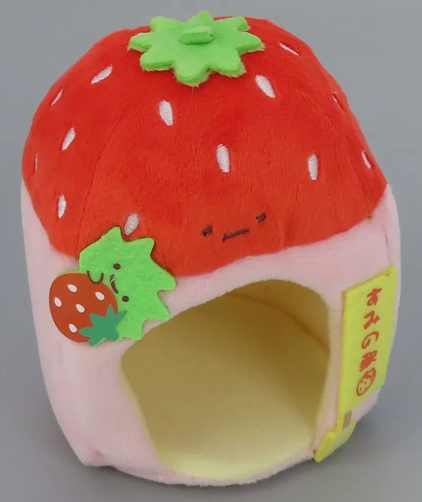 中古】ぬいぐるみ [単品] いちごの家 てのりぬいぐるみ 「ねこといちご