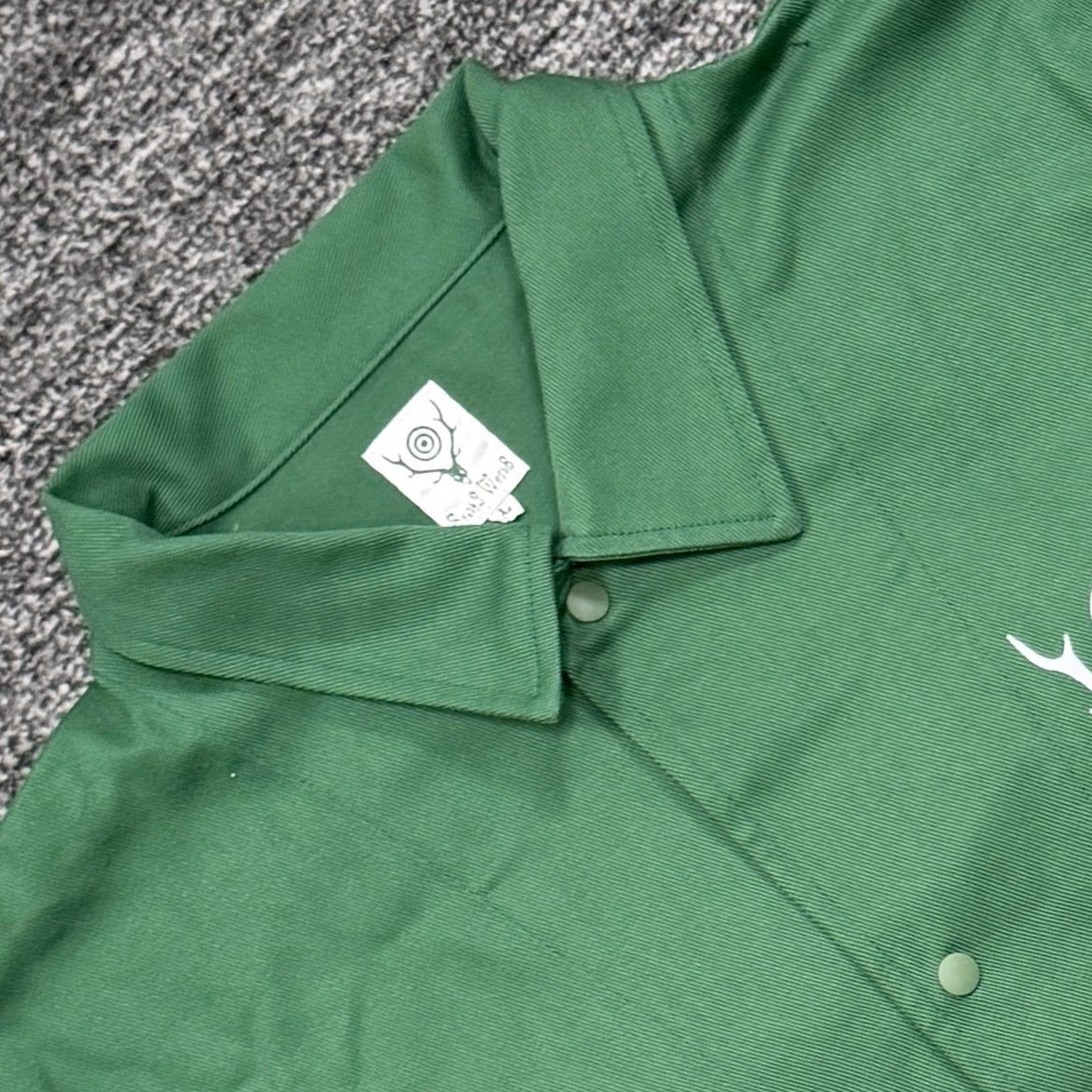 極美品 SOUTH2 WEST8 MR730 Coach Jacket Cotton Twill L S2W8 コーチ