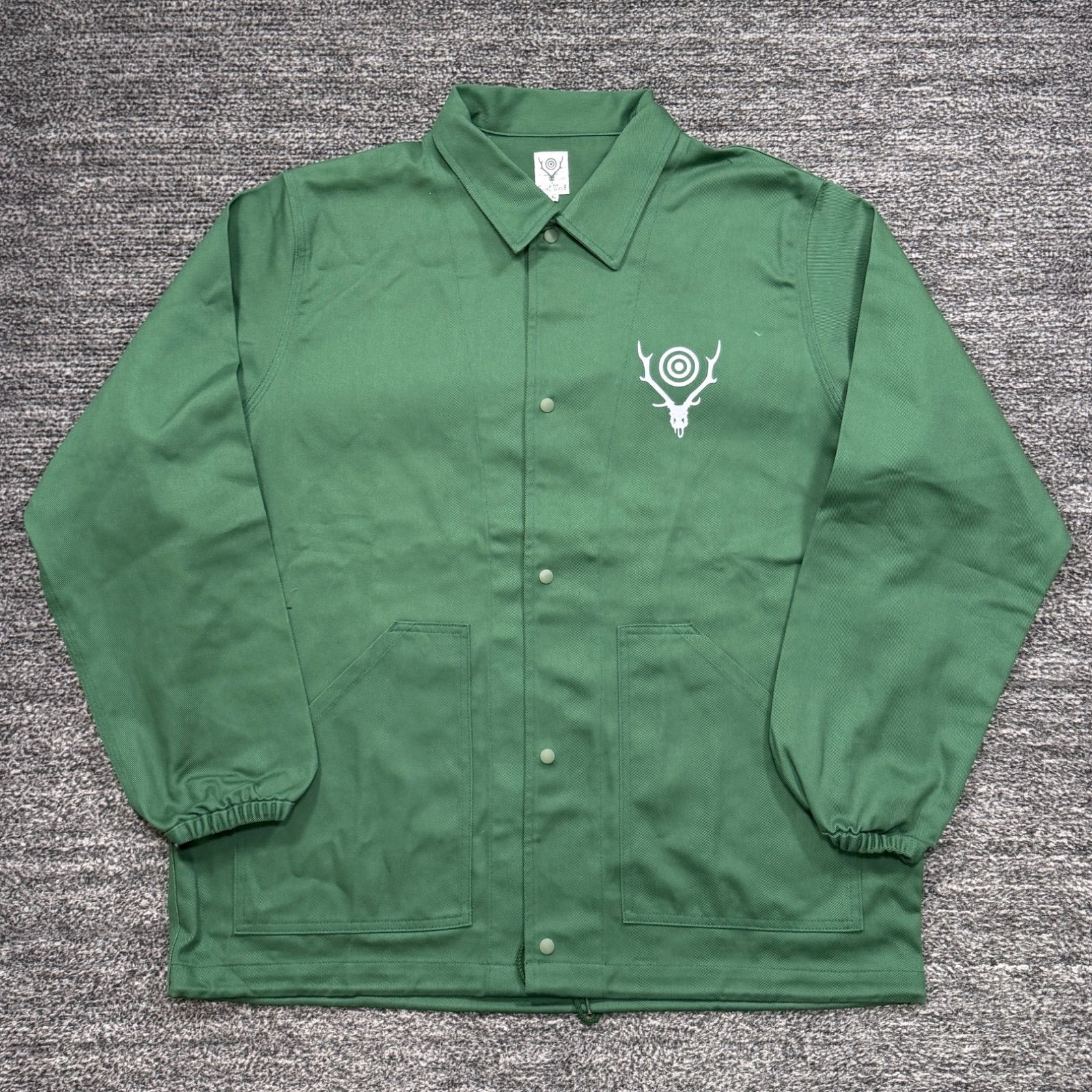 極美品 SOUTH2 WEST8 MR730 Coach Jacket Cotton Twill L S2W8 コーチ