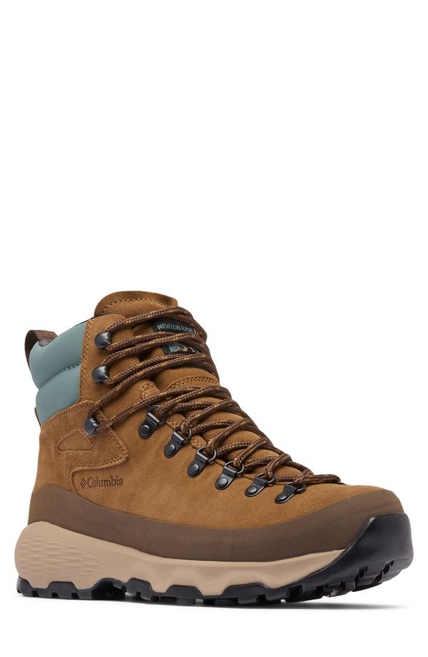 コロンビア メンズ シューズ ブーツ・レインブーツ Columbia Newton Alpine Waterproof Hiking Boot Light Brown Metal ブラウン
